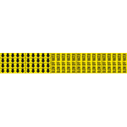 BLOW OFF WATER - PIPE MARKER WITH ARROWS - BLOW OFF WATER - PIPE MARKER WITH ARROWS, 2.25X13.5, Adhesive Vinyl