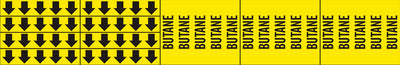 BUTANE - PIPE MARKER WITH ARROWS
