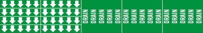 DRAIN - PIPE MARKER WITH ARROWS