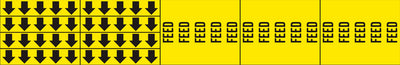 FEED - PIPE MARKER WITH ARROWS