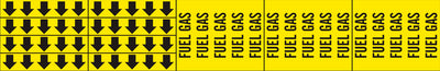 FUEL GAS - PIPE MARKER WITH ARROWS