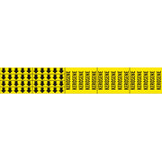 KEROSENE - PIPE MARKER WITH ARROWS - KEROSENE - PIPE MARKER WITH ARROWS, 2.25X13.5, Adhesive Vinyl