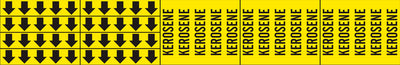 KEROSENE - PIPE MARKER WITH ARROWS