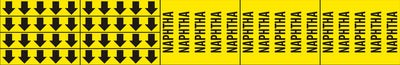 NAPHTHA - PIPE MARKER WITH ARROWS