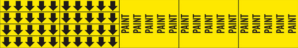PAINT - PIPE MARKER WITH ARROWS