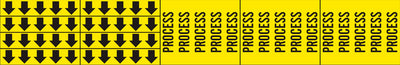 PROCESS - PIPE MARKER WITH ARROWS