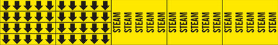 STEAM - PIPE MARKER WITH ARROWS