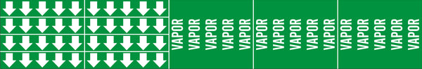 VAPOR - PIPE MARKER WITH ARROWS