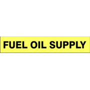 FUEL OIL SUPPLY - PIPE MARKER - FUEL OIL SUPPLY - PIPE MARKER, 3X24, Adhesive Vinyl