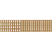 CARBON DIOXIDE - PIPE MARKER WITH ARROWS - CARBON DIOXIDE - PIPE MARKER WITH ARROWS, 2.25X13.5, Adhesive Vinyl