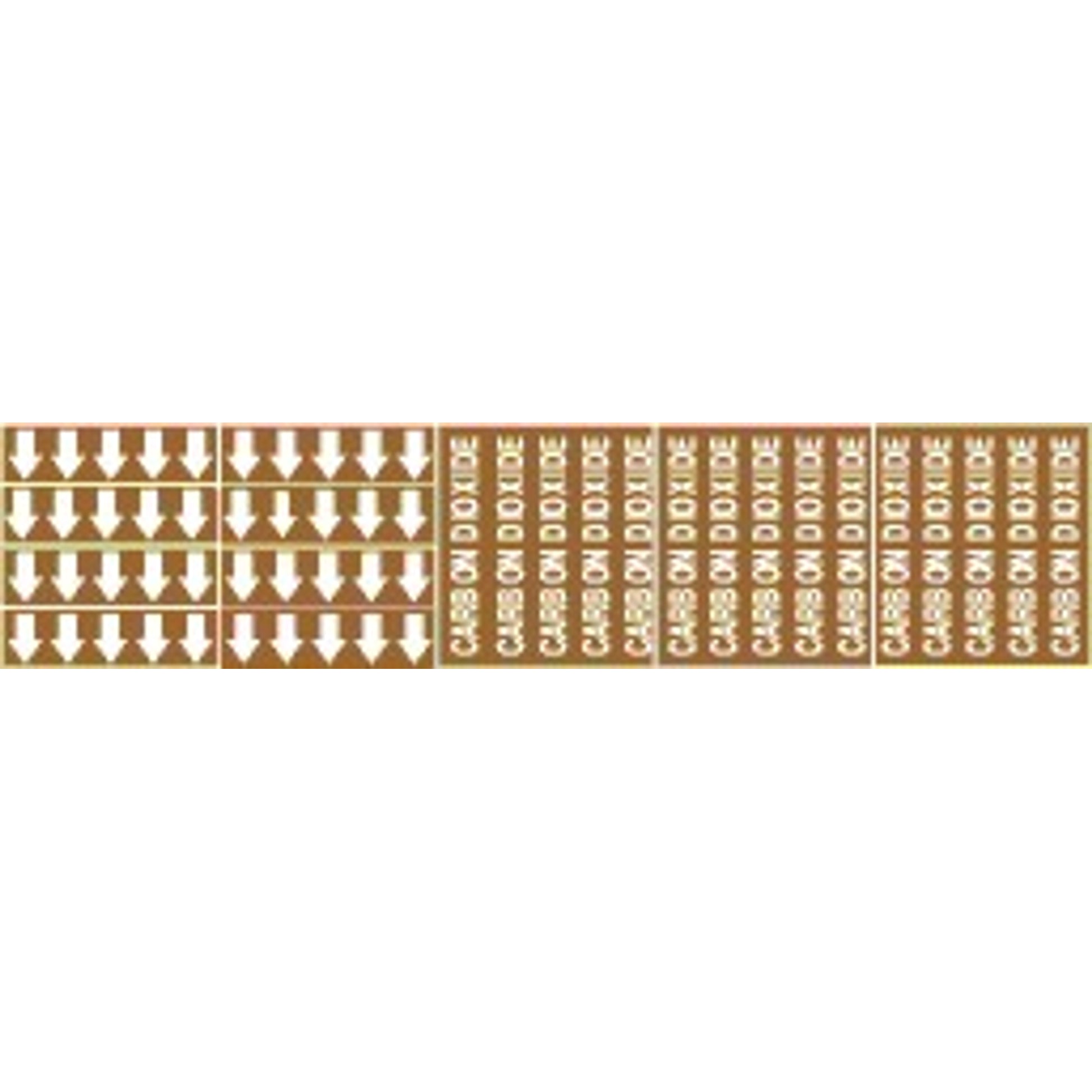 CARBON DIOXIDE - PIPE MARKER WITH ARROWS - CARBON DIOXIDE - PIPE MARKER WITH ARROWS, 2.25X13.5, Adhesive Vinyl
