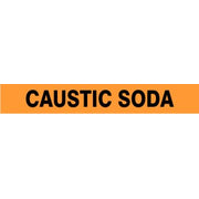CAUSTIC SODA - PIPE MARKER - CAUSTIC SODA - PIPE MARKER, 3X24, Adhesive Vinyl