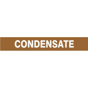 CONDENSATE - PIPE MARKER - CONDENSATE - PIPE MARKER, 3X24, Adhesive Vinyl