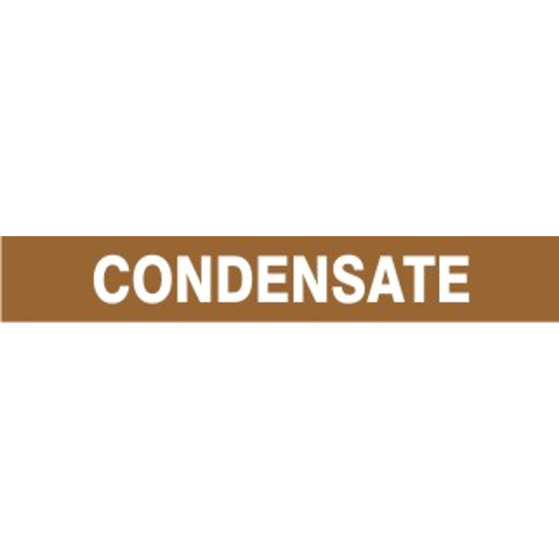 CONDENSATE - PIPE MARKER - CONDENSATE - PIPE MARKER, 3X24, Adhesive Vinyl