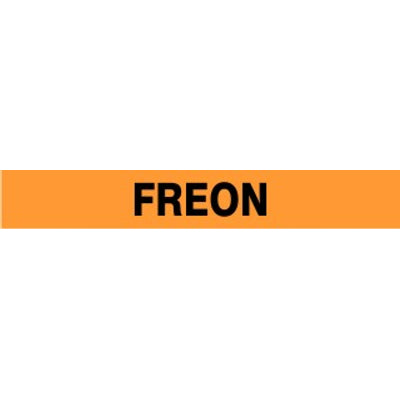 FREON - PIPE MARKER - FREON - PIPE MARKER, 3X24, Adhesive Vinyl