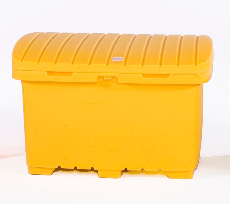 UltraTech International Utility Box 15 cubic foot capacity  8"  pneumatic  wheels  Yellow Yellow - 0868
