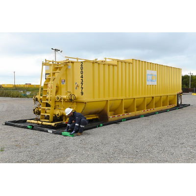 UltraTech International Containment Berm Foam Wall Plus Berm 10' x 30' 24 mil PVC Black - 8961