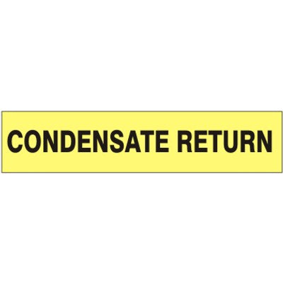 CONDENSATE RETURN  PERFORATED ROLL PIPE MARKER - CONDENSATE RETURN  PERFORATED ROLL PIPE MARKER, 2”X18Y, Adhesive Vinyl