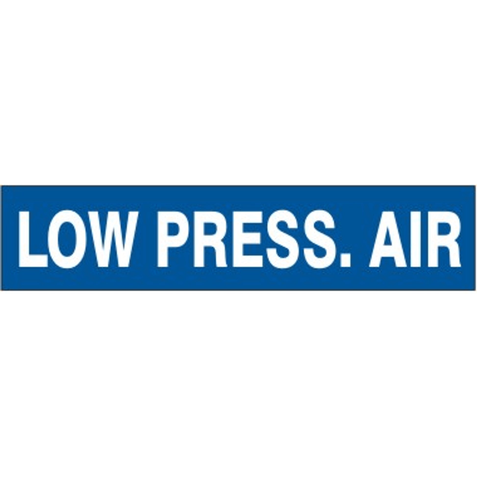 LOW PRESSURE AIR   PERFORATED ROLL PIPE MARKER - LOW PRESSURE AIR   PERFORATED ROLL PIPE MARKER, 2”X18Y, Adhesive Vinyl