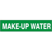 MAKE-UP WATER  PERFORATED ROLL PIPE MARKER - MAKE-UP WATER  PERFORATED ROLL PIPE MARKER , 2”X18Y, Adhesive Vinyl
