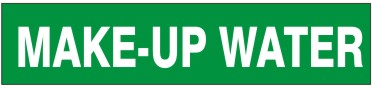 MAKE-UP WATER PERFORATED ROLL PIPE MARKER