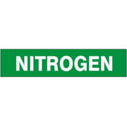 NITROGEN   PERFORATED ROLL PIPE MARKER - NITROGEN   PERFORATED ROLL PIPE MARKER, 1”X18Y, Adhesive Vinyl