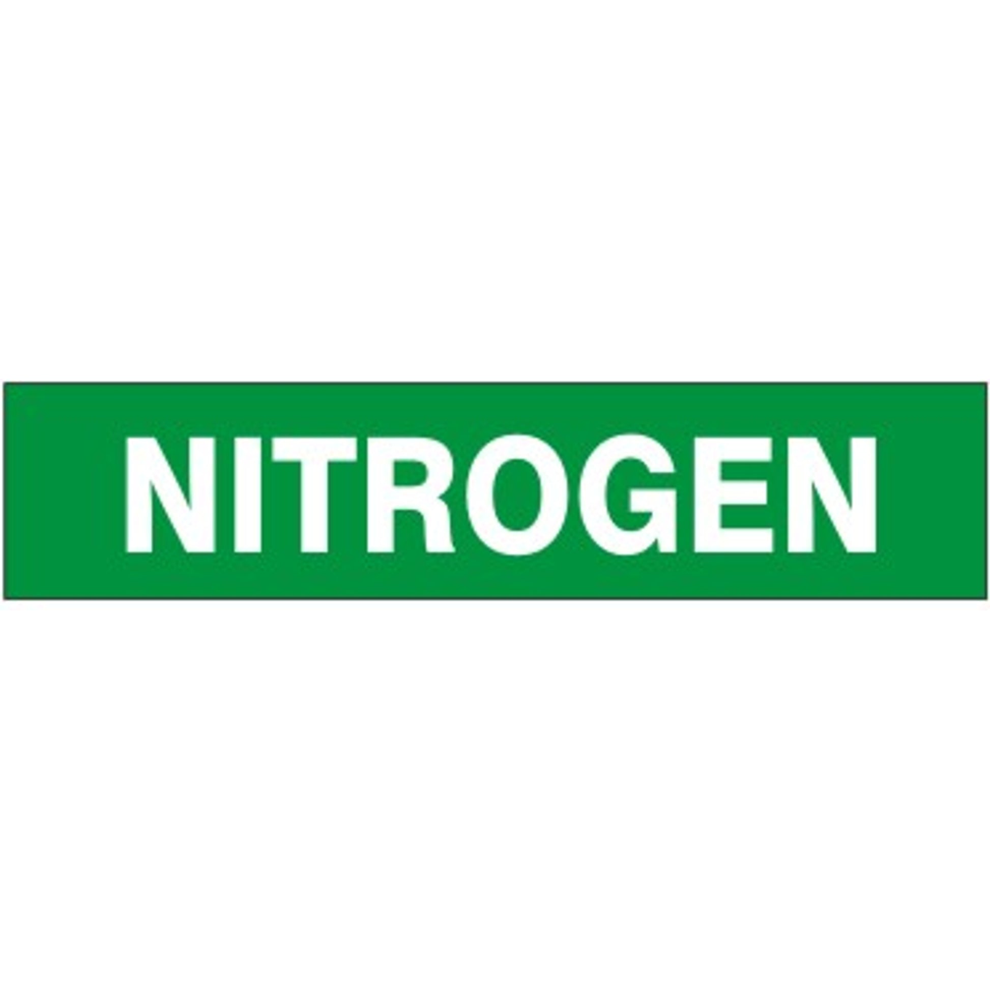 NITROGEN   PERFORATED ROLL PIPE MARKER - NITROGEN   PERFORATED ROLL PIPE MARKER, 1”X18Y, Adhesive Vinyl