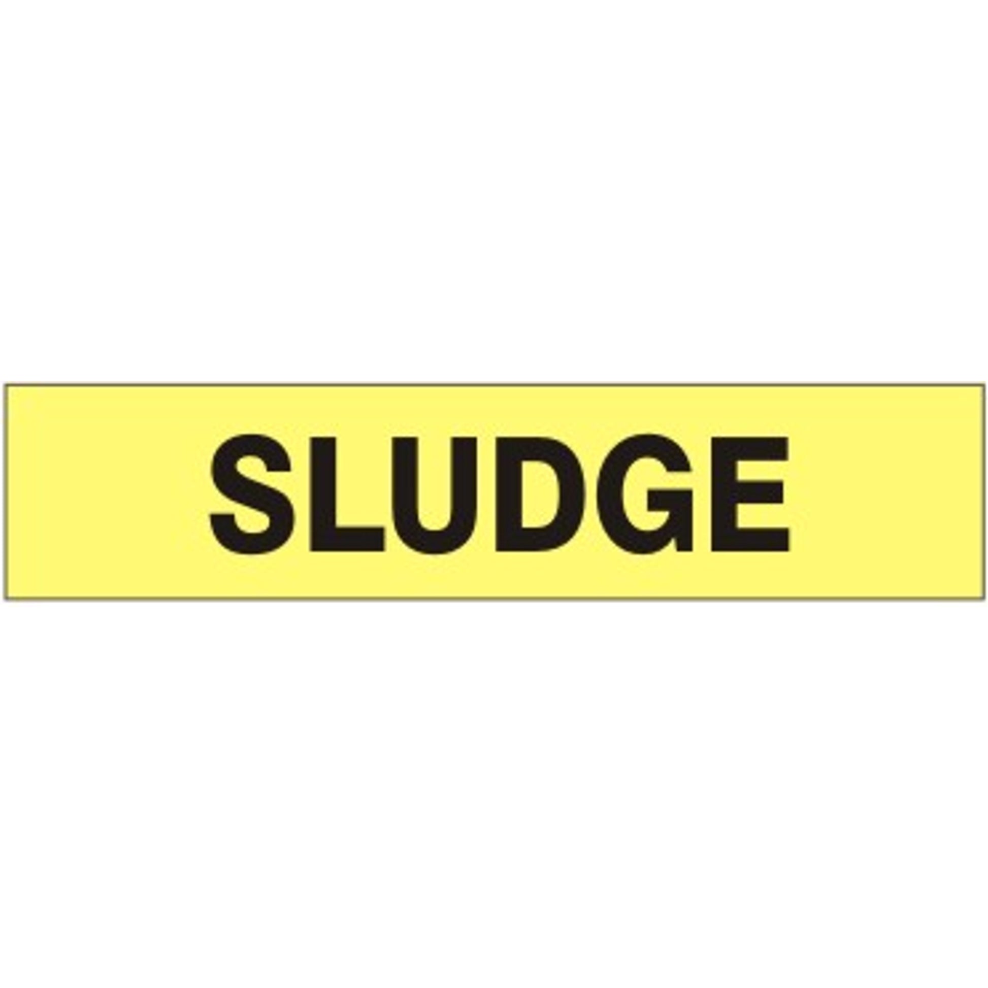 SLUDGE  PERFORATED ROLL PIPE MARKER - SLUDGE  PERFORATED ROLL PIPE MARKER, 2”X18Y, Adhesive Vinyl