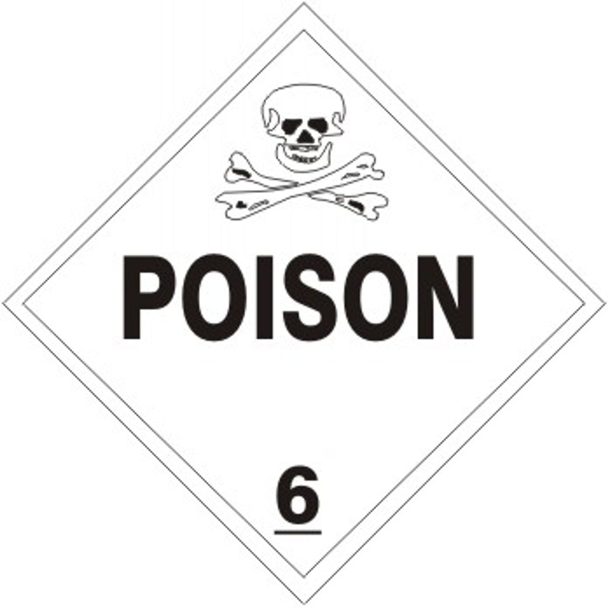 POISON PICTO  POISON  6 - POISON PICTO  POISON  6, 4x4, Adhesive Vinyl
