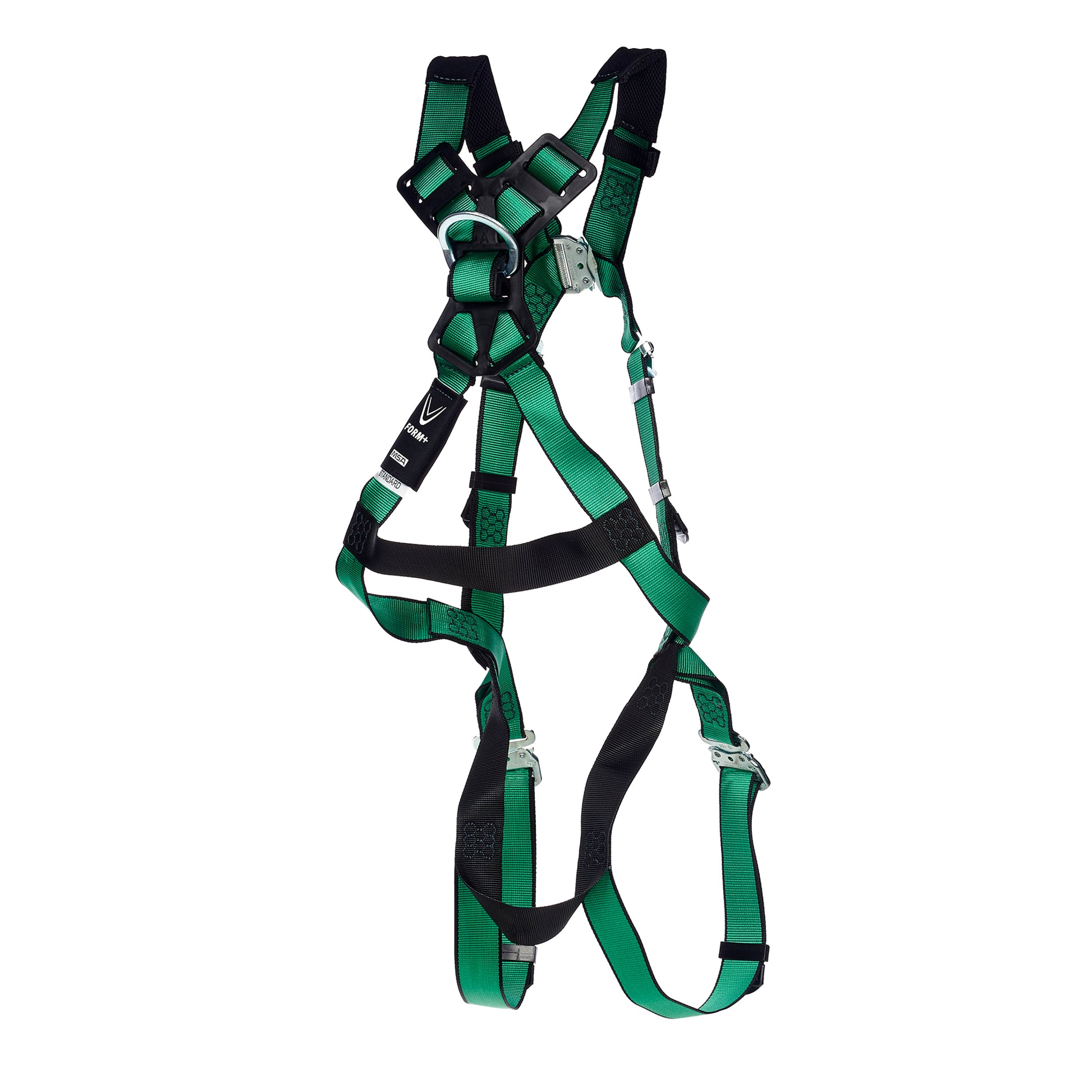 MSA V-FORM+ Harness w/Back D-Ring - Quick Connect Leg Straps - Standard - 10206133