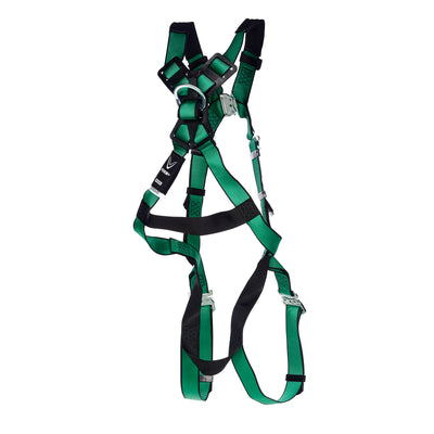 MSA V-FORM+ Harness w/Back D-Ring - Quick Connect Leg Straps - Standard - 10206133
