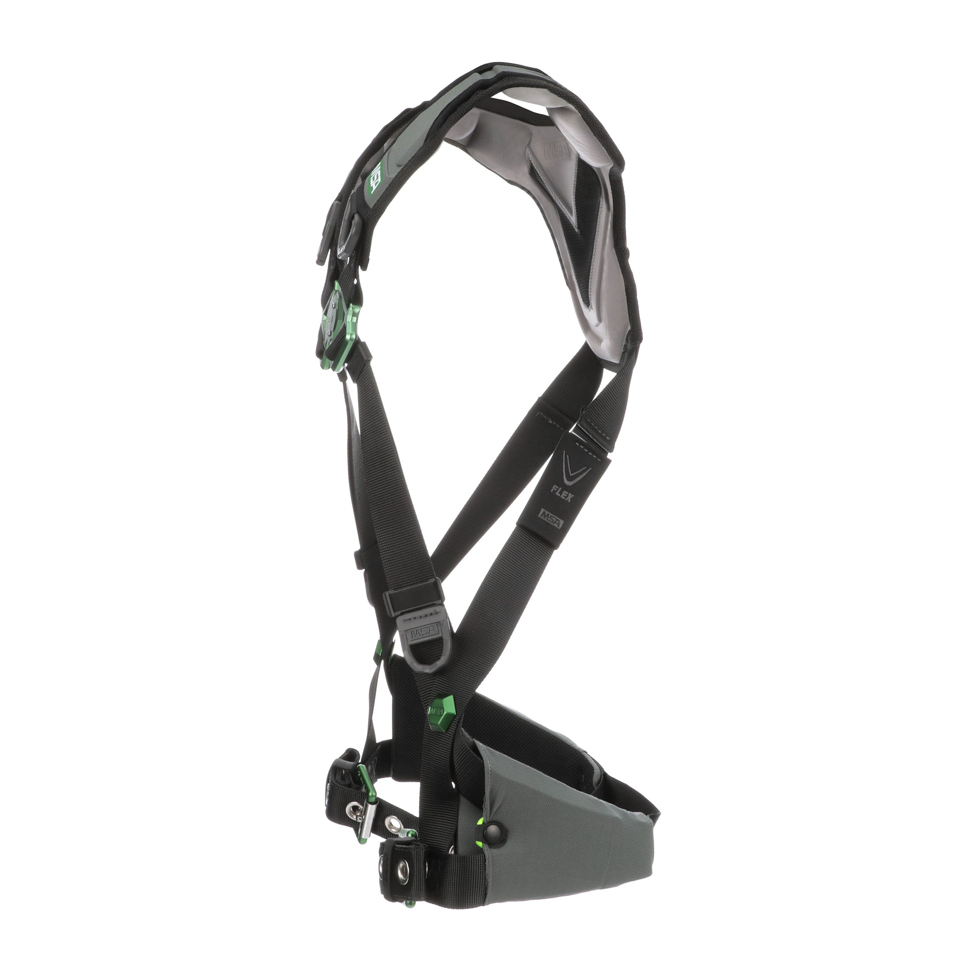 MSA V-FLEX Harness w/Back D-Ring - Tongue Buckle Leg Straps - Standard - 10239984
