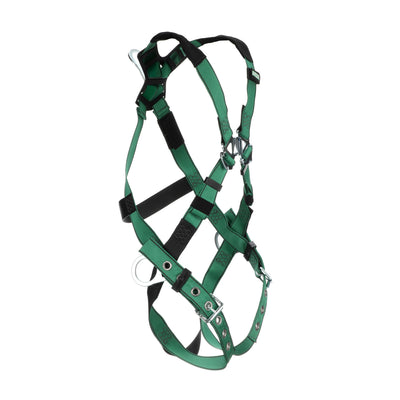MSA V-FORM Harness w/Back & Side D-Rings - Tongue Buckle Leg Straps - Extra Small - 10197214