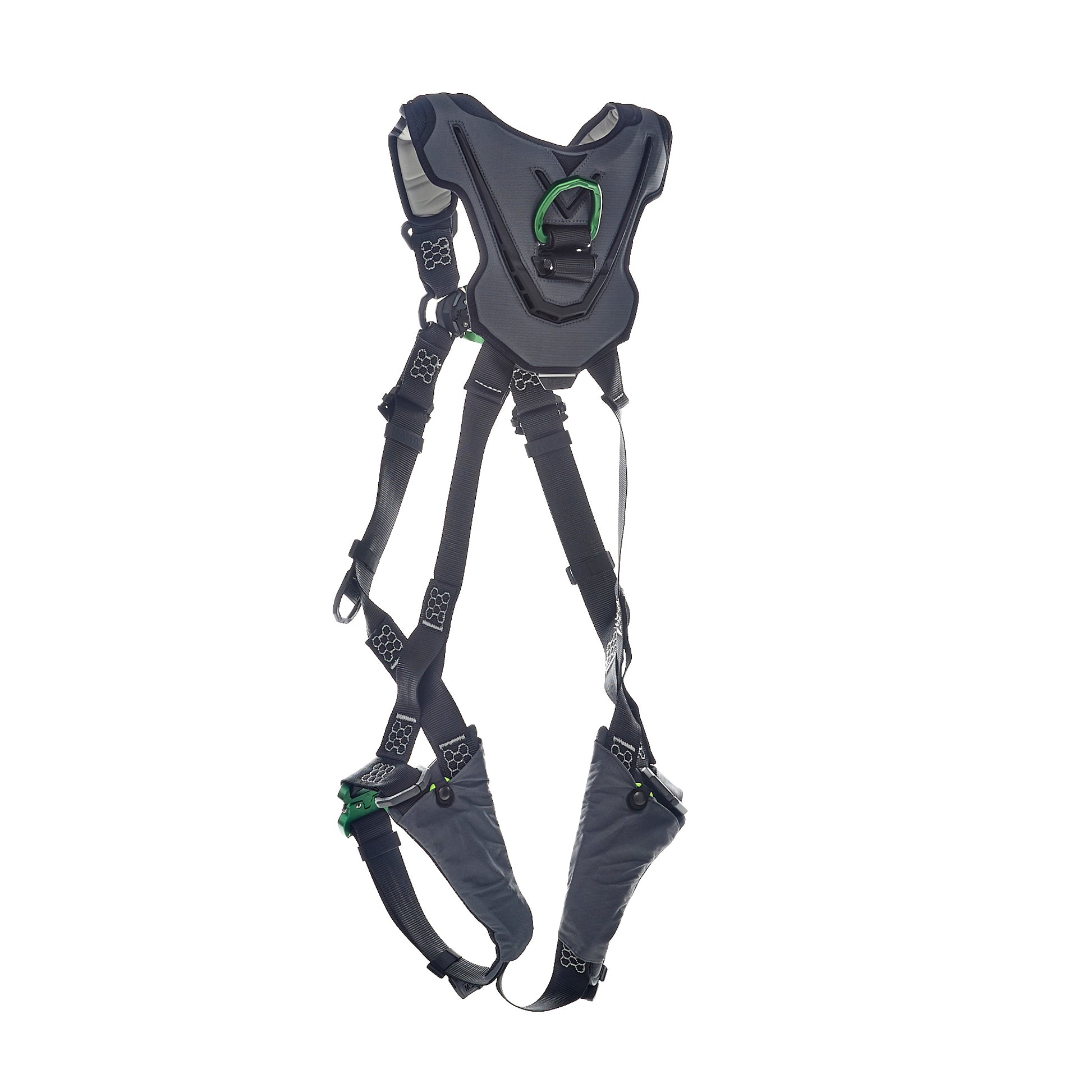 MSA V-FLEX Harness w/Back & Front D-Rings - Quick Connect Leg Straps - Extra Small - 10211316