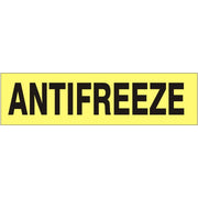 ANTIFREEZE PRESSURE SENSITIVE DECAL - ANTIFREEZE PRESSURE SENSITIVE DECAL, 2.25x9, Adhesive Vinyl