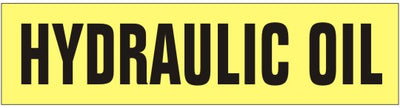 HYDRAULIC OIL PRESSURE SENSITIVE DECAL