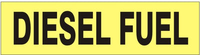 DIESEL FUEL PRESSURE SENSITIVE DECAL