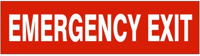 EMERGENCY EXIT