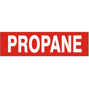 PROPANE PRESSURE SENSITIVE DECAL - PROPANE PRESSURE SENSITIVE DECAL, 2.25x9, Adhesive Vinyl