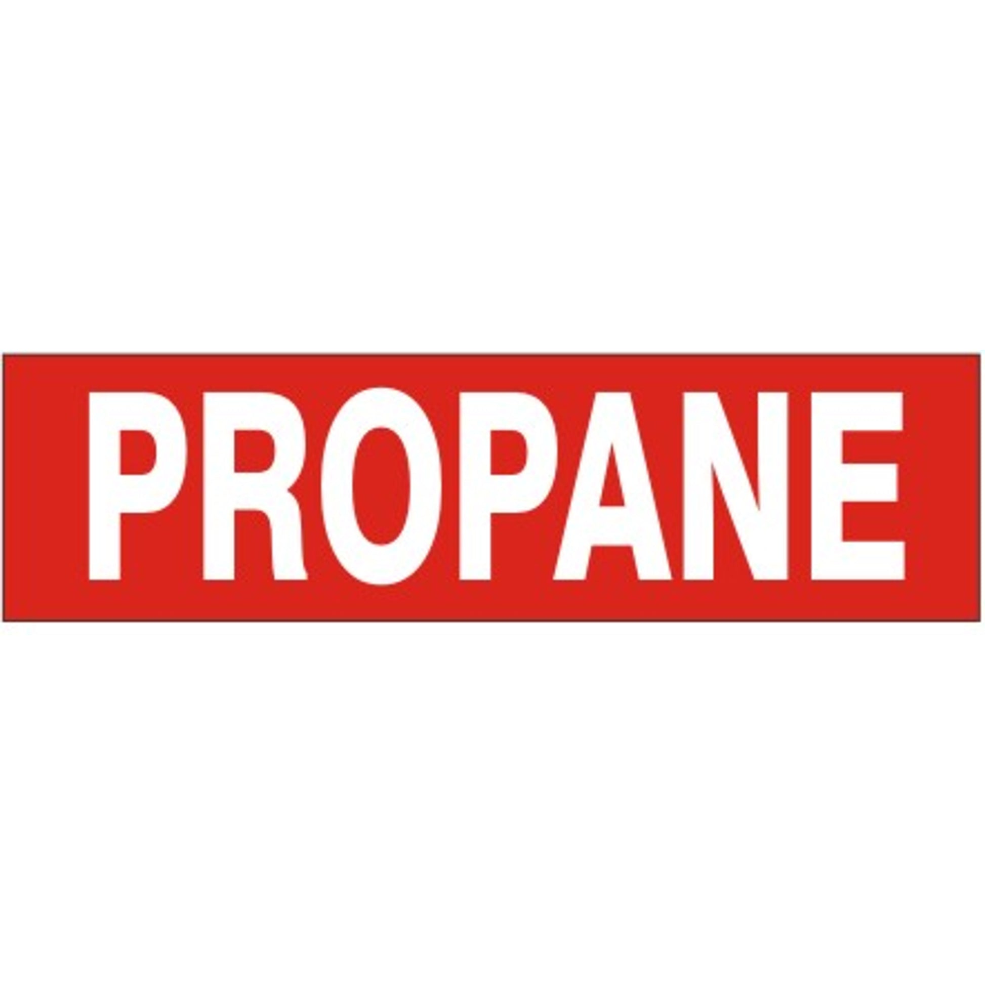 PROPANE PRESSURE SENSITIVE DECAL - PROPANE PRESSURE SENSITIVE DECAL, 2.25x9, Adhesive Vinyl