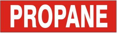 PROPANE PRESSURE SENSITIVE DECAL