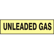 UNLEADED GAS PRESSURE SENSITIVE DECAL - UNLEADED GAS PRESSURE SENSITIVE DECAL, 2.25x9, Adhesive Vinyl