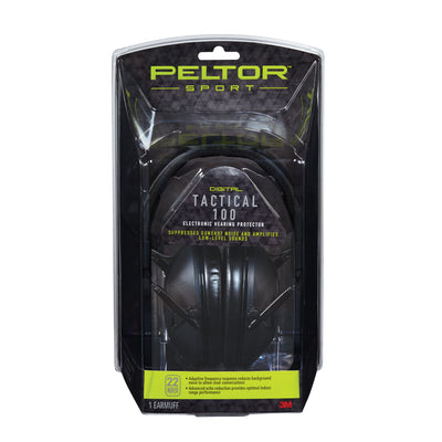 Peltor Sport Tactical 100 Electronic Hearing Protector - 4/CV - TAC100-OTH
