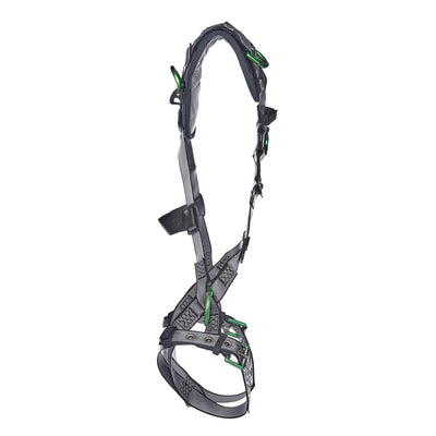 MSA V-FIT Harness w/Back, Front, Side & Shoulder D-Rings - Tongue Buckle Leg Straps - Shoulder Padding - Extra Small - 10194900