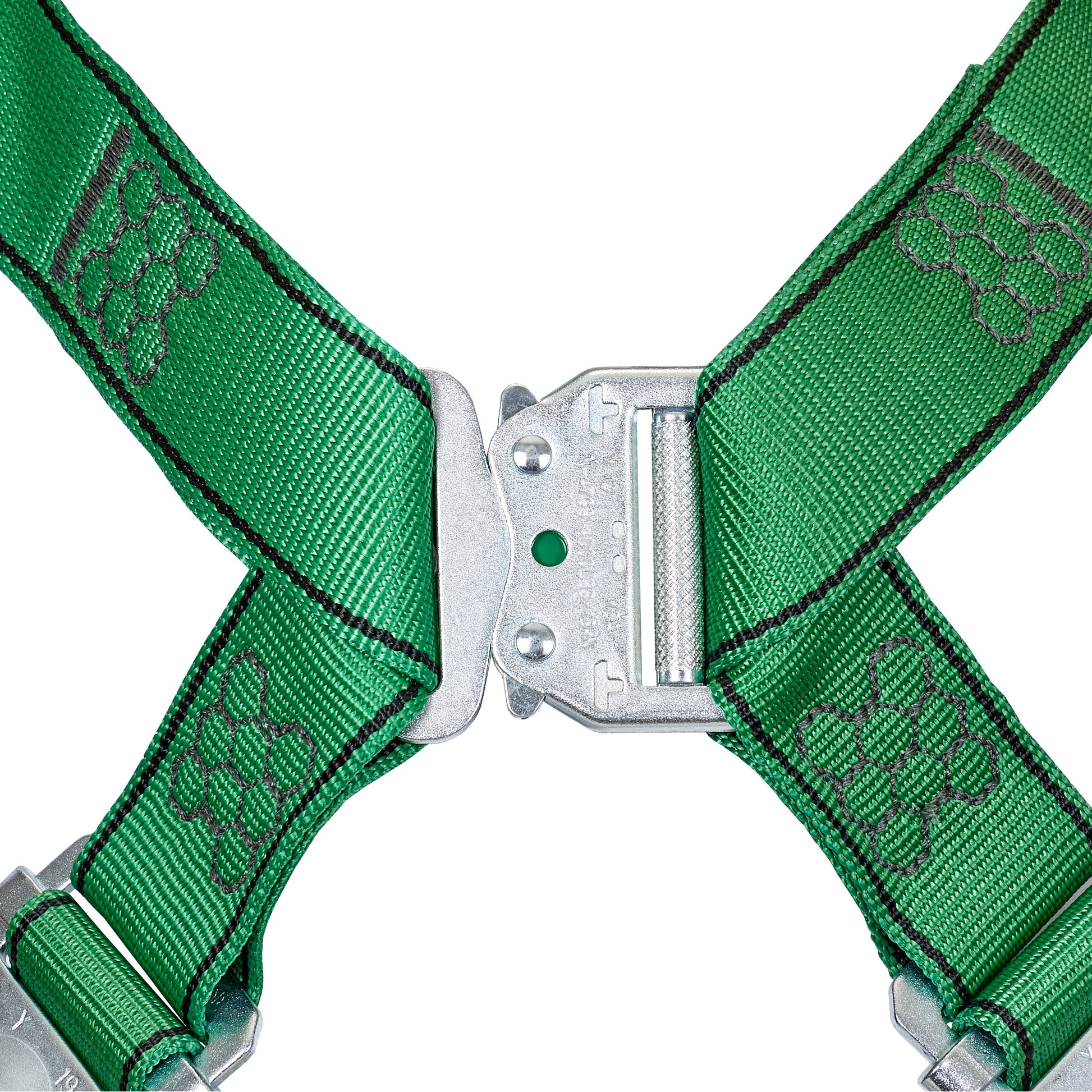 MSA V-FORM Harness w/Back & Side D-Rings - Tongue Buckle Leg Straps Quick Connect Chest Buckle - Standard - 10206062