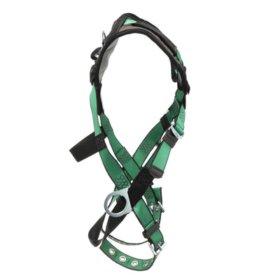 MSA V-FORM+ Harness w/Back & Side D-Rings - Tongue Buckle Leg Straps - Standard - 10206089
