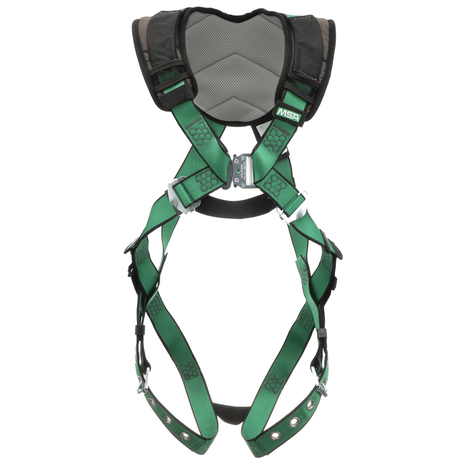MSA V-FORM+ Harness w/Back D-Ring - Tongue Buckle Leg Straps - Standard - 10205845