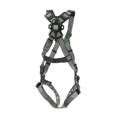 MSA V-FIT Harness w/Back D-Ring - Tongue Buckle Leg Straps - Standard - 10195092