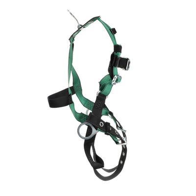 MSA V-FORM Harness w/Back, Front & Side D-Rings - Tongue Buckle Leg Straps - Extra Large - 10197208