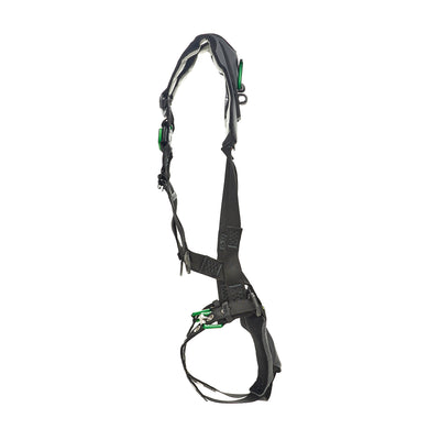 MSA V-FLEX Standard Harness w/Back & Front D-Rings - Tongue Buckle Leg Straps - Standard - 10211321